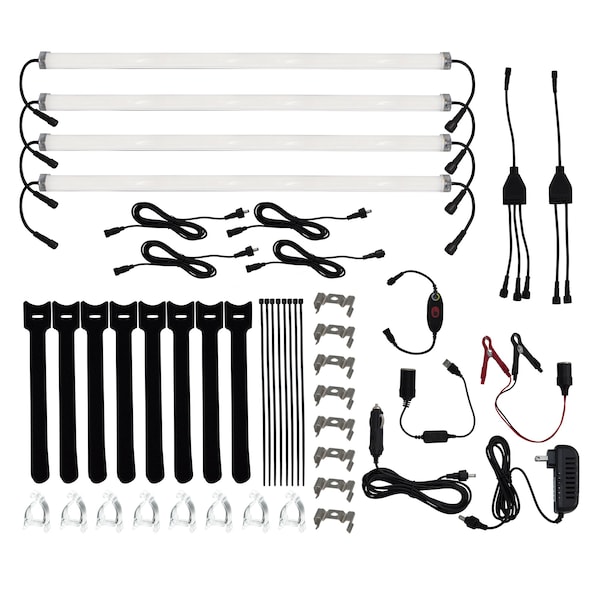 E-Z Up Link Light System, Amber Cool, Set of 4 EZLL4AC - main